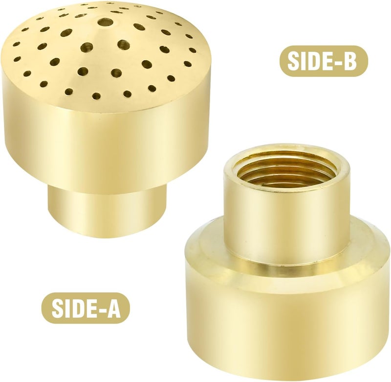 MDEOOSKY Water Fountain Nozzle 1/2" Brass DN15 Pond Column Fountain Spout Column Sprinkler Spray Head for Garden Pond Amusement Park - Image 4
